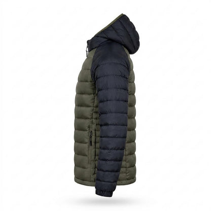 Lederjacken Outlet24 - Kanil | Gesteppt Zweifarbig Jacke Herren