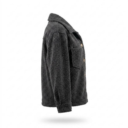 Lederjacken Outlet24 - Sepir | Strukturiert Geknöpft Jacke Damen