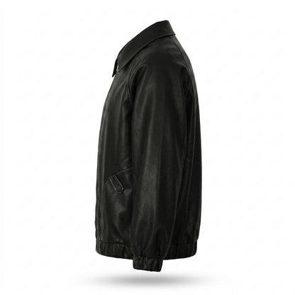 Lederjacken Outlet24 - Aobir | Glatte Weite Lederjacke Unisex