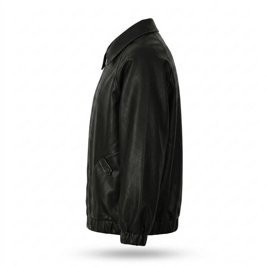 Lederjacken Outlet24 - Aobir | Glatte Weite Lederjacke Unisex