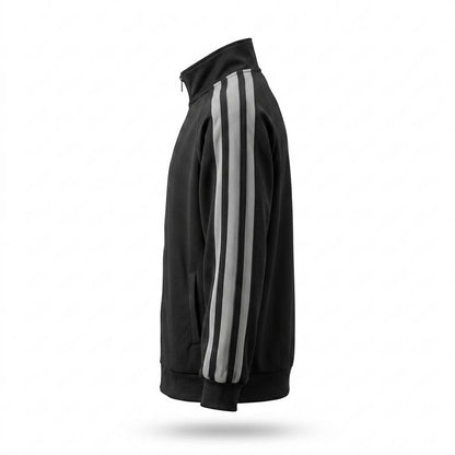 Lederjacken Outlet24 - Vimuk | Gestreifte Langärmlige Jacke Herren