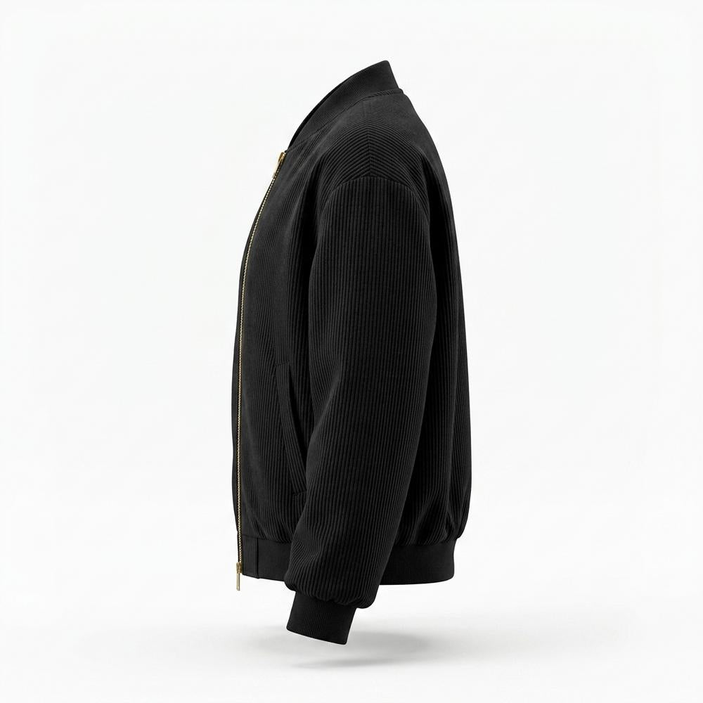 Lederjacken Outlet24 - Sisak | Gerippt Locker Jacke Damen