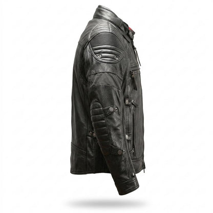 Lederjacken Outlet24 - Zomes | Gepolstert Funktional Lederjacke Herren