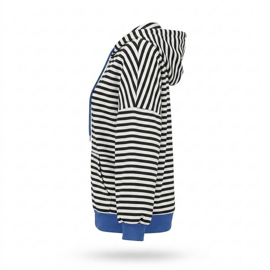 Lederjacken Outlet24 - Cages | Gestreifter Langärmliger Hoodie Damen