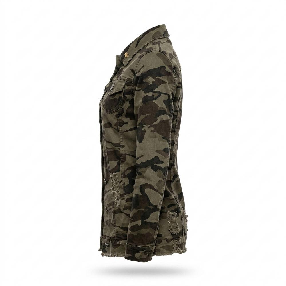 Lederjacken Outlet24 - Zuzis | Gemustert Geknöpft Jacke Damen