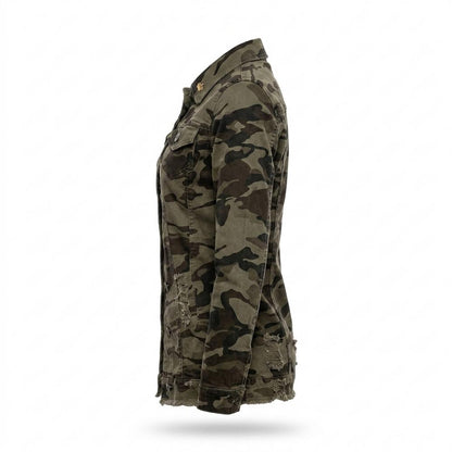 Lederjacken Outlet24 - Zuzis | Gemustert Geknöpft Jacke Damen