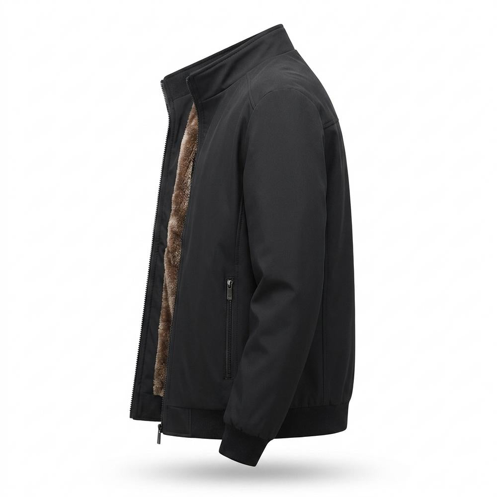 Lederjacken Outlet24 - Kefus | Gefüttert Langärmlig Jacke Herren