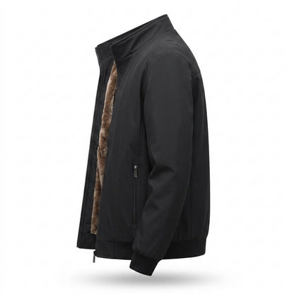 Lederjacken Outlet24 - Kefus | Gefüttert Langärmlig Jacke Herren