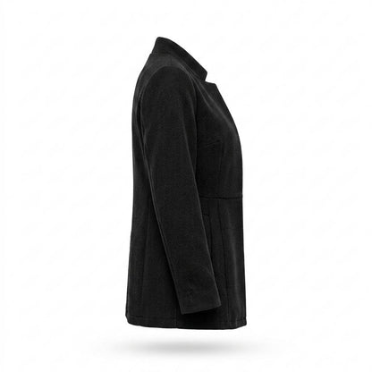 Lederjacken Outlet24 - Kupem | Kragenlos Strukturiert Jacke Damen
