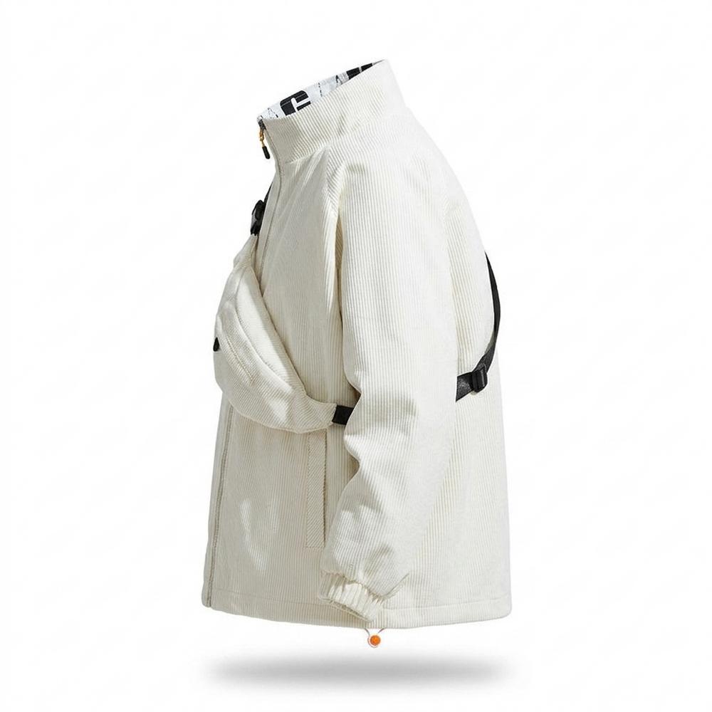 Lederjacken Outlet24 - Vasun | Gerippte Gefütterte Jacke Unisex