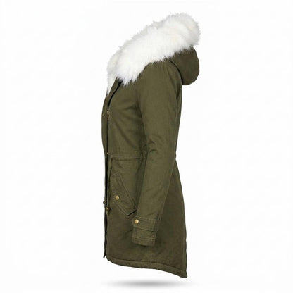 Lederjacken Outlet24 - Yever | Gefütterter Taillierter Mantel Damen