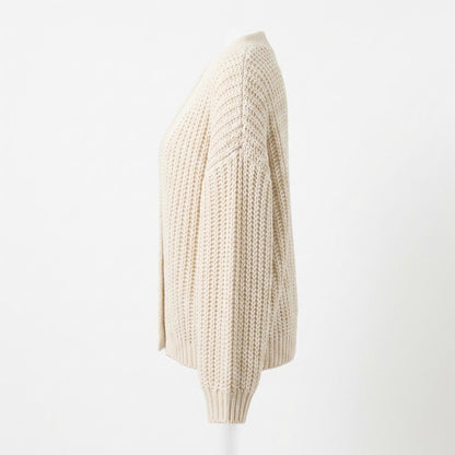 Lederjacken Outlet24 - Yotot | Grob Gestrickte Strickjacke Damen