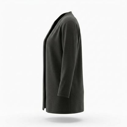 Lederjacken Outlet24 - Dufit | Offen Gesteppt Cardigan Damen