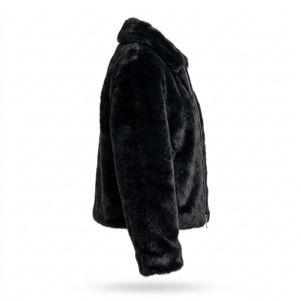 Lederjacken Outlet24 - Ridod | Gefütterte Plüschige Jacke Damen