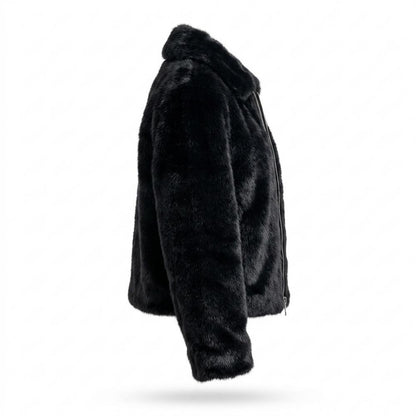 Lederjacken Outlet24 - Ridod | Gefütterte Plüschige Jacke Damen