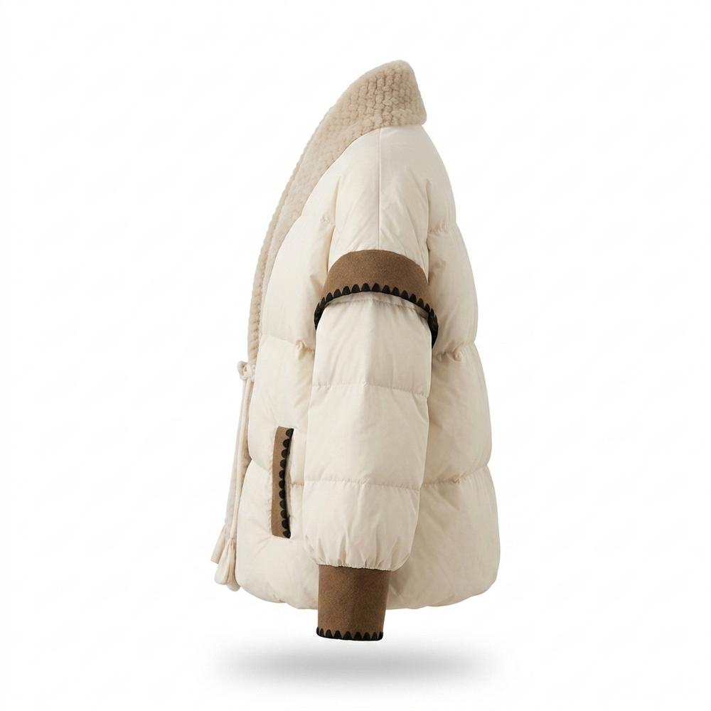 Lederjacken Outlet24 - Mifom | Gesteppt Tailliert Jacke Damen