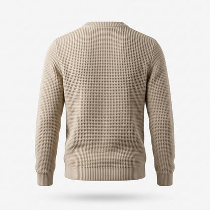 Lederjacken Outlet24 - Tizal | Strukturiert Rundhals Pullover Herren