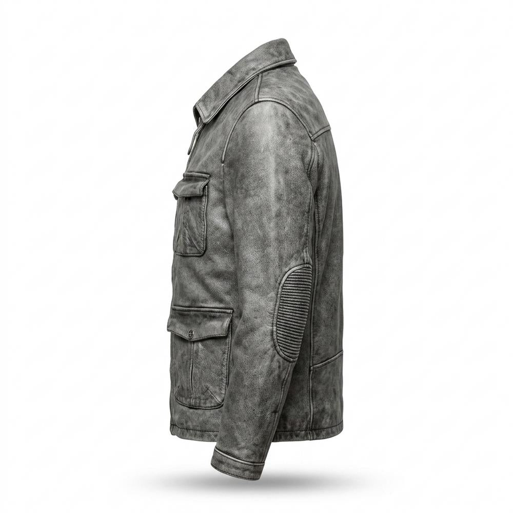 Lederjacken Outlet24 - Dorum | Robust Gefüttert Lederjacke Herren