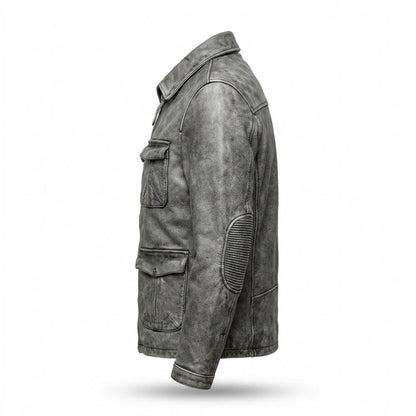 Lederjacken Outlet24 - Dorum | Robust Gefüttert Lederjacke Herren