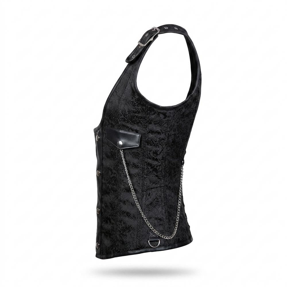 Lederjacken Outlet24 - Kahal | Asymmetrisches Strukturiertes Top Damen