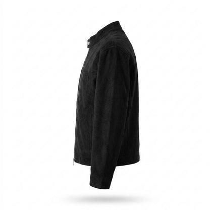 Lederjacken Outlet24 - Lafed | Schlichte Veloursartige Wildleder-Jacke Herren