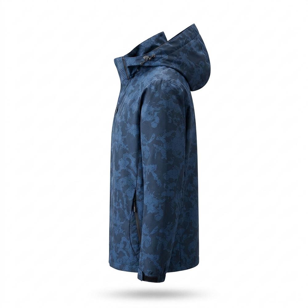 Lederjacken Outlet24 - Naniv | Gemusterte Funktionale Jacke Herren
