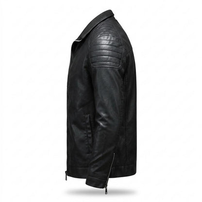 Lederjacken Outlet24 - Yozor | Gesteppt Figurbetont Lederjacke Herren