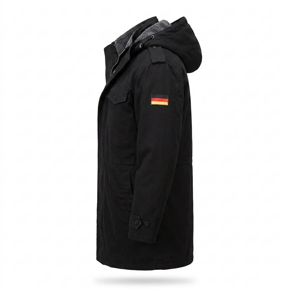 Lederjacken Outlet24 - Demok | Warmer Gefütterter Mantel Herren