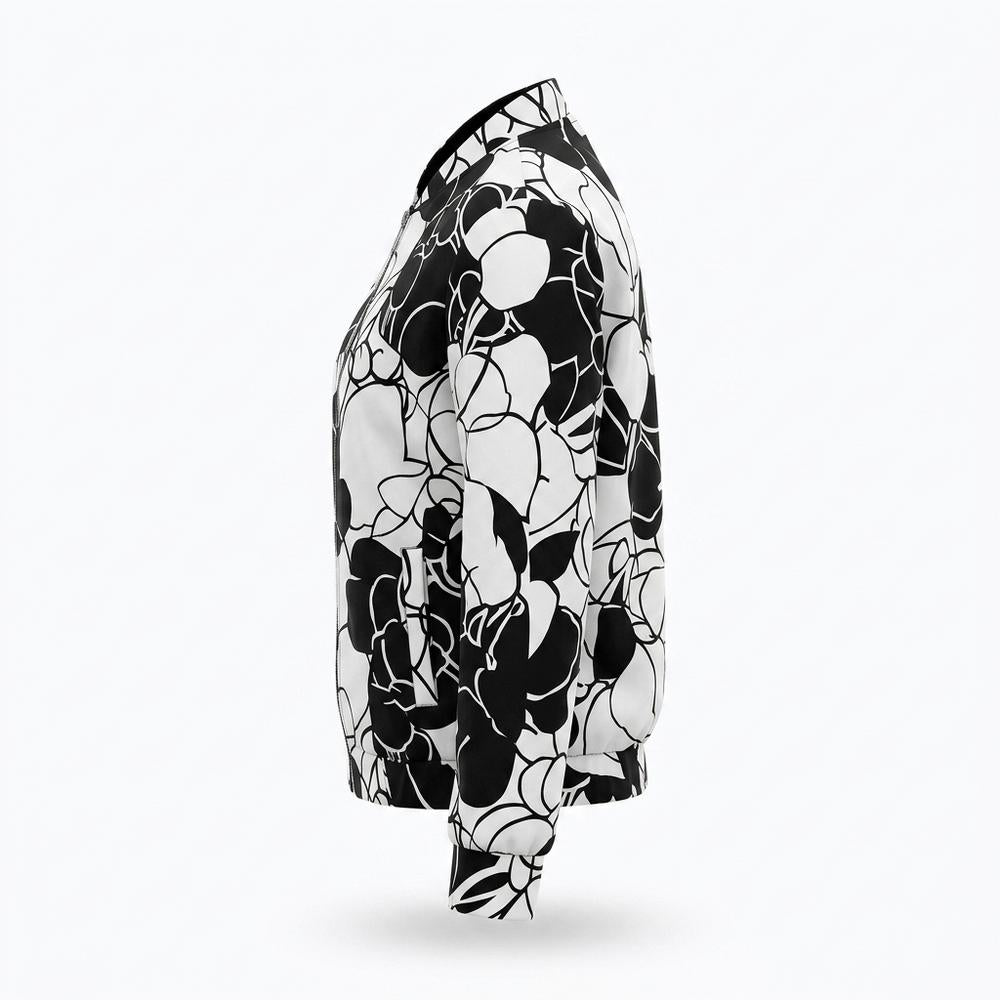 Lederjacken Outlet24 - Mogar | Gemustert Langärmlig Jacke Damen