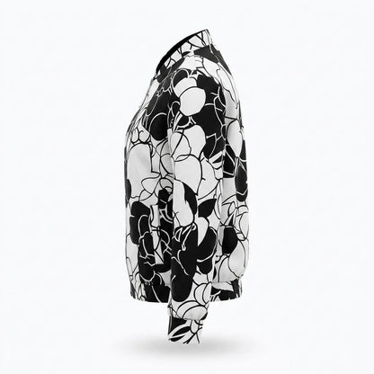 Lederjacken Outlet24 - Mogar | Gemustert Langärmlig Jacke Damen