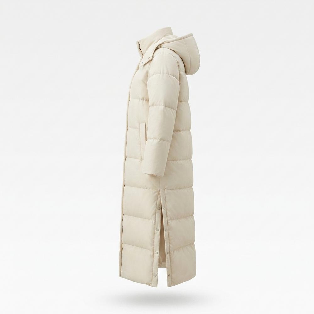 Lederjacken Outlet24 - Milon | Wattiert Lang Mantel Damen