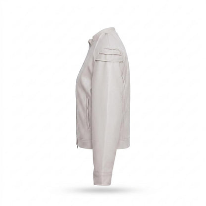 Lederjacken Outlet24 - Vilal | Glatt Tailliert Lederjacke Damen