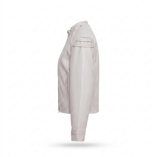 Lederjacken Outlet24 - Vilal | Glatt Tailliert Lederjacke Damen