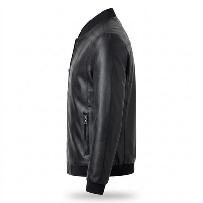 Lederjacken Outlet24 - Temol | Gefütterte Matte Lederjacke Herren
