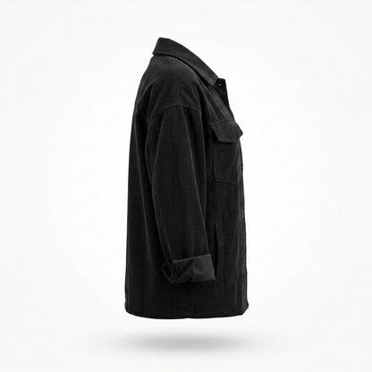 Lederjacken Outlet24 - Nusav | Gerippt Geknöpft Jacke Damen