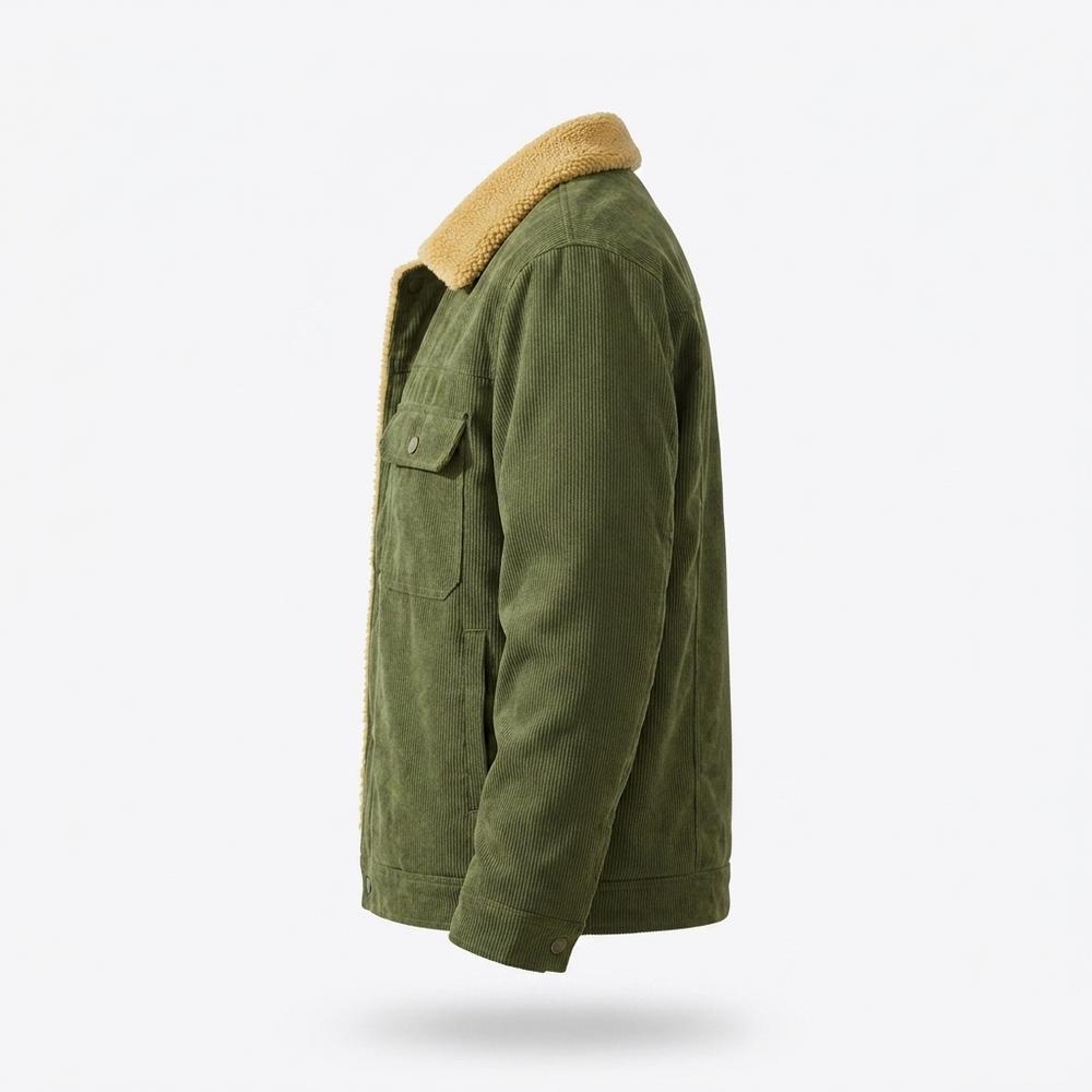 Lederjacken Outlet24 - Nituk | Gefütterte Cord Jacke Herren