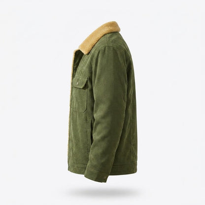 Lederjacken Outlet24 - Nituk | Gefütterte Cord Jacke Herren