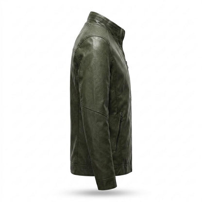 Lederjacken Outlet24 - Simen | Gefüttert Gesteppt Lederjacke Herren