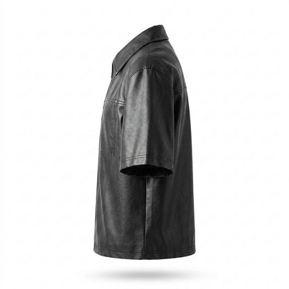 Lederjacken Outlet24 - Civus | Kurzärmlige Glatte Lederjacke Herren