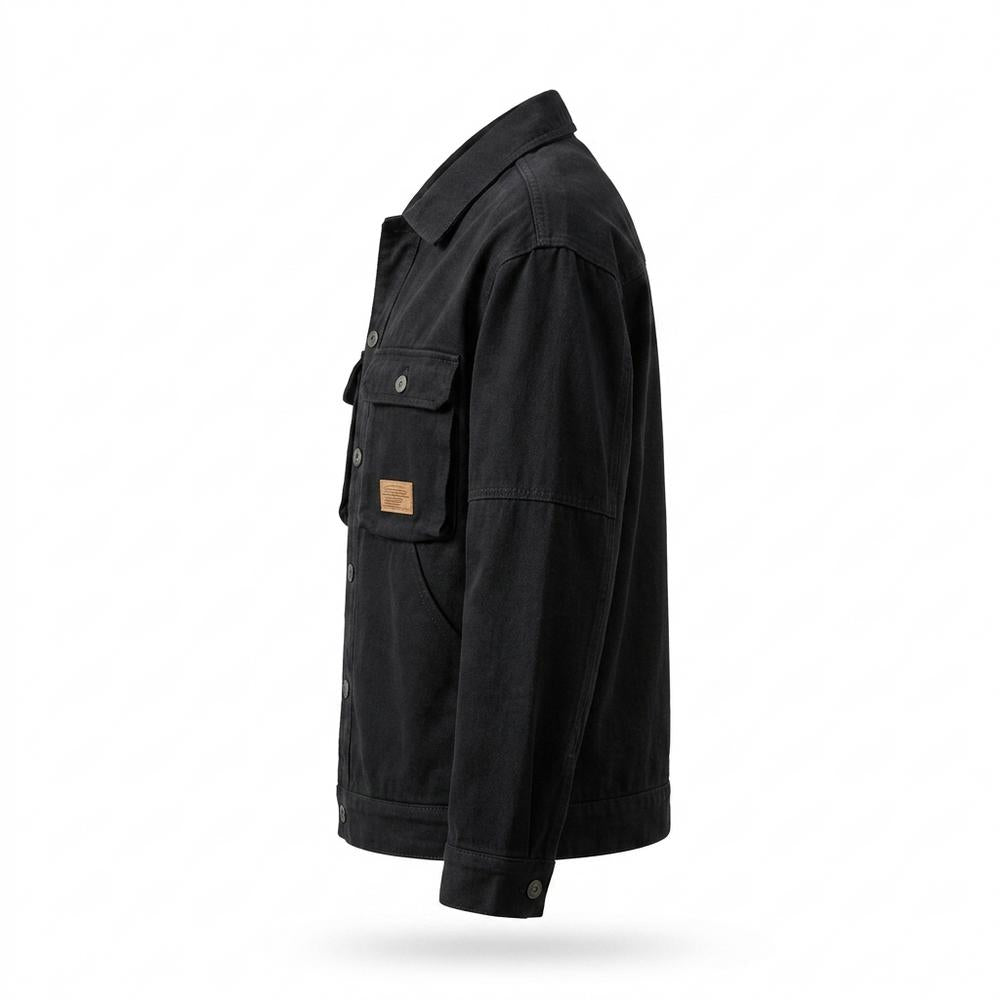 Lederjacken Outlet24 - Susar | Geknöpfte Robuste Jacke Herren