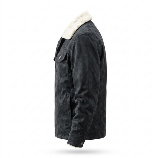 Lederjacken Outlet24 - Cikov | Gefüttert Strukturiert Jacke Herren