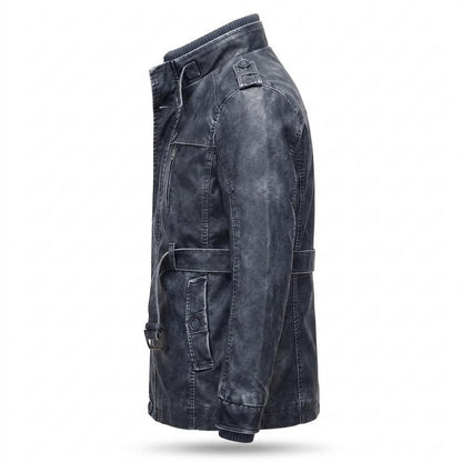 Lederjacken Outlet24 - Rigek | Gefüttert Gewaschen Lederjacke Herren
